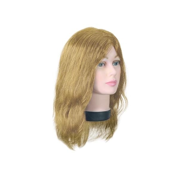 Manechin professional cu par 100 % natural Bergmann Teeny Natura Blond pentru tuns, vopsit Cod 091048