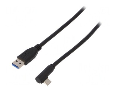 Cablu USB A la USB C &amp;icirc;n unghi foto