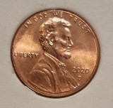 1 cent USA - SUA - 2020 D, America de Nord