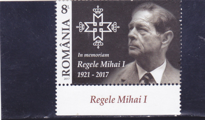 REGELE MIHAI ,SERIE COMPLETA CU TABS,2017,Lp.2173,MNH.