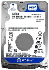 hard disk HDD Western Digital WD Blue WD5000LPCX-24C6HT0 500GB slim thin sata 3 foto