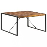 VidaXL Masă de bucătărie, 140x140x75 cm, lemn masiv 321574
