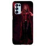 Husa compatibila cu Oppo A12 5G model Scarlet Witch, Silicon, TPU, Viceversa, Transparent, Carcasa