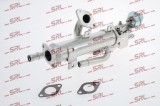 Racitor EGR Audi A4 04-07, A6/A6 Allroad 04-12, motor: 2.0 TDI, 210x55x55, SRLine, Aluminiu, 03G131512AL; 03G131512C