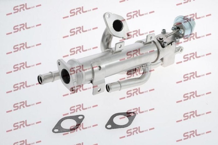 Racitor EGR Audi A4 04-07, A6/A6 Allroad 04-12, motor: 2.0 TDI, 210x55x55, SRLine, Aluminiu, 03G131512AL; 03G131512C