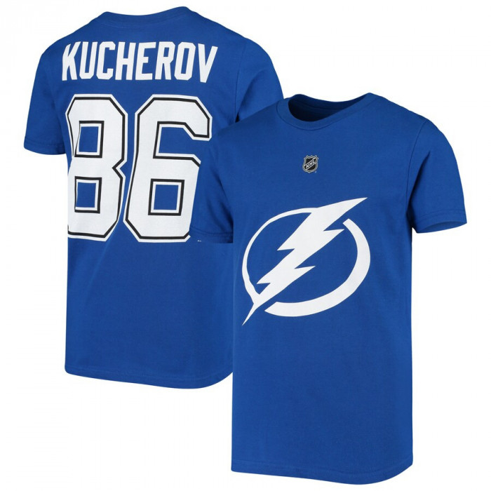 Tampa Bay Lightning tricou de copii Nikita Kucherov #86 Name Number - Dětsk&eacute; S (6 - 9 let)