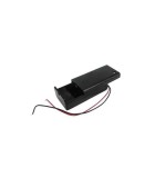 Suport baterie 1x 9V 6F22 6LR61 cu fire 150mm cu comutator neagra, Confortable Electronic Co Ltd