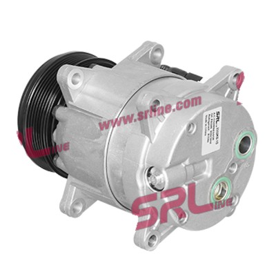 Compresor aer conditionat Citroen Berlingo, 1996-2002, motorizare 1.8 D/1.9 D/2.0 HDI, diesel si 1.8, benzina, rola curea 119 mm, 6 caneluri, tip San foto