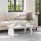 vidaXL Masă de cafea Alb 80 x 50 x 31 cm Lemn masiv de pin 873518