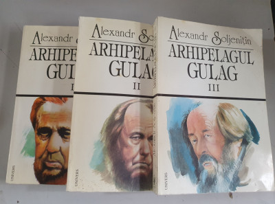 Aleksandr Soljenitin - Arhipelagul Gulag - 3 volume - editura Univers foto