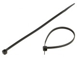 Colier de str&acirc;ngere poliamidă neagră 140mm 3,6mm