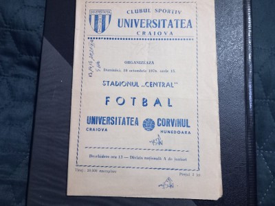 Program U Craiova - Corvinul Hd. foto