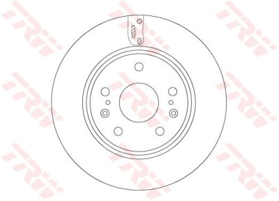 TRW DF6703 Disc frana foto