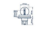 Bec Far R2 P45t 12V 45/40W Narva 49541 49211