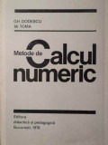 METODE DE CALCUL NUMERIC-GH. DODESCU, M. TOMA