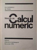 METODE DE CALCUL NUMERIC-GH. DODESCU, M. TOMA-279029