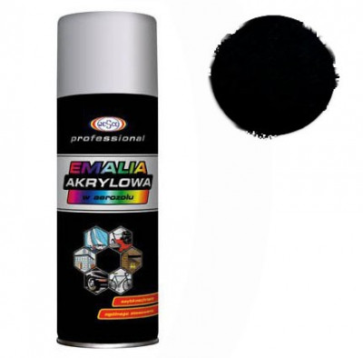 Spray vopsea Negru RAL 9005 400ML Wesco AutoDrive ProParts foto