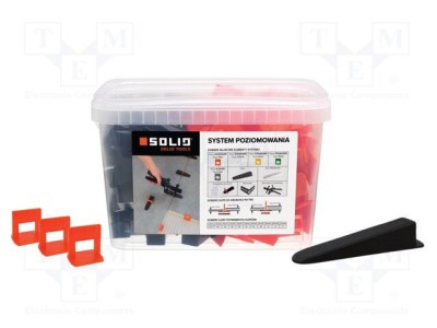 Sistem de nivelare a plăcilor 1mm SOLID TOOLS foto