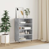 vidaXL Dulap &icirc;nalt, gri beton, 57x35x90 cm, lemn compozit