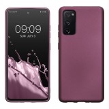 Husa kwmobile pentru Samsung Galaxy S20 FE, Silicon, Mov, 53930.230