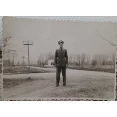 Fotografie, militar roman la Krasnodar, URSS, 1956