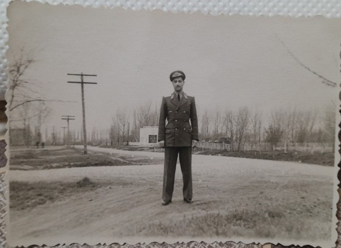 Fotografie, militar roman la Krasnodar, URSS, 1956