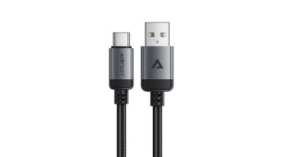 Cablu Acefast C20-04 USB-A - USB-C 480Mb/s 3A 1.2m - Negru foto