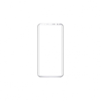 Folie Sticla Temperata Alba APC GSM 3D Full Cover Pentru Samsung Galaxy S8 G950 foto