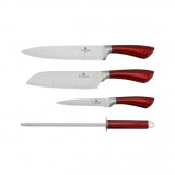 Set de cutite 4 piese Burgundy Line Berlinger Haus BH 2011