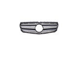 Grila radiator Mercedes Clasa B (W246), 09.2011-10.2014, montare fata, cu mulaje argintii; cromat/negru, RapidAuto