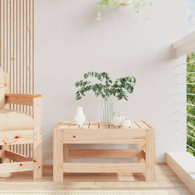 vidaXL Taburet de grădină, lemn masiv de pin 825485 foto