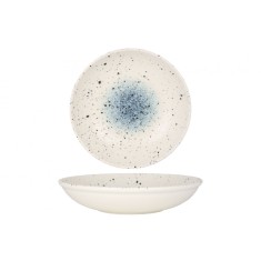 Rinart Farfurie ad&acirc;ncă - Splash - Porţelan - 25 cm (1200cc) - set de 6