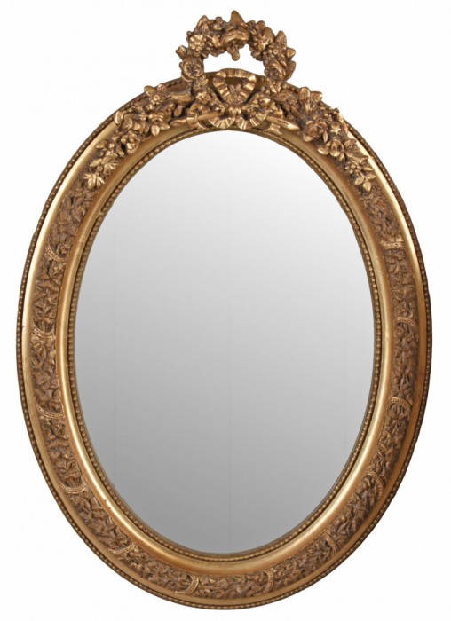 Oglinda ovala cu decoratiuni deosebite CAT970