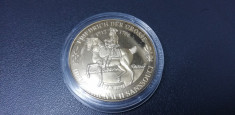 Medalie Friedrich der Grosse 1991 placat AUR in capsula UNC foto