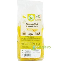 Paste Penne din Faina de Porumb si Orez fara Gluten 250g
