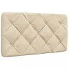 Gossi perna pentru tablie de pat, crem, 90 cm, material textil