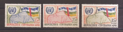 Republica Centrafricana 1961 - Admiterea &amp;icirc;n Națiunile Unite, MNH foto