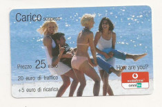 CT2 - Cartela Telefonica - Italia - Vodafone prepaid 25 Euro - Carica sospeso foto