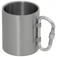 Cana inox cu carabina, 300 ml, pereti dubli cu carabina Fox Outdoor