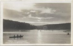 Carte postala Sibiu Lacul Dumbravei interbelica foto