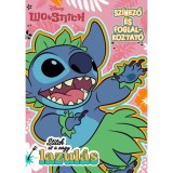 Disney - Stitch &eacute;s a nagy lazul&aacute;s - Sz&iacute;nező &eacute;s foglalkoztat&oacute;