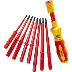 Set surubelnite dinamometrice,1000V, 9 piese, Topmaster, 220102 foto