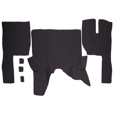 Set covorase piele ecologica truck umbrella pentru volvo euro 6 automat, albastru foto