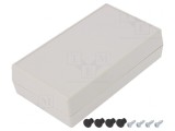Carcasă universală ABS gri deschis 82x142x38mm