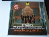 The great string quartets- Mozart, Amadeus quarttet, 5 vinil box