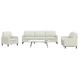 vidaXL Set de canapele cu perne, 4 piese, crem, catifea 3278449
