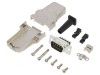 Conector D-Sub 9-Pin Tată Drept Terminal cu Șurub Gold Flash