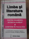 LIMBA SI LITERATURA ROMANA PENTRU EXAMENUL DE BACALAUREAT SI ADMITERE IN FACULTATE-C. BARBOI, V. LISMAN, M.-271916