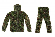 Ghillie suit camuflaj Ultimate Tactical Woodland foto