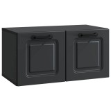 vidaXL Oglindă TV montată pe perete Pe perete Negru 59,5 x 31 x 30 cm 899386